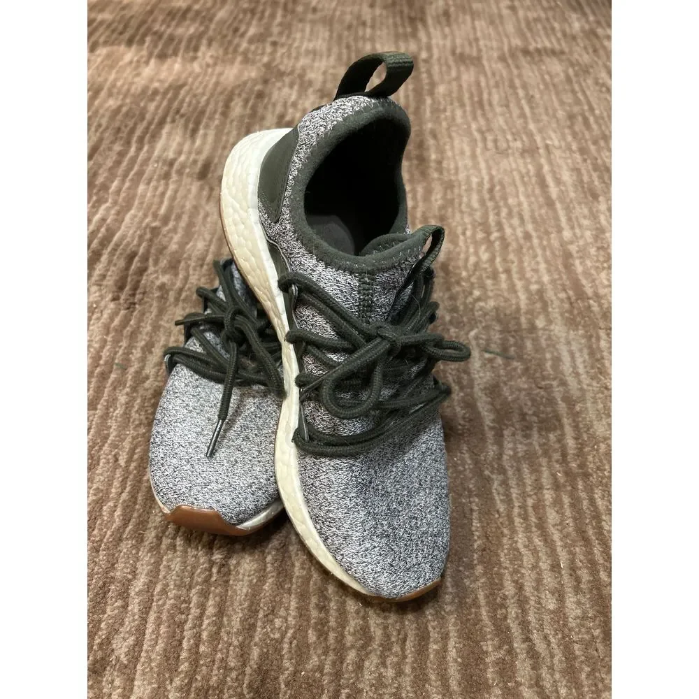 Women's Puma Nrgy Neko‎ Knit Sneakers Olive Green Gray Size 6